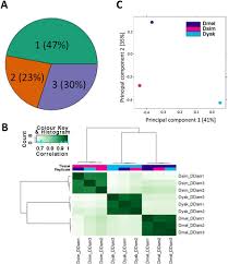 Three Way Comparison Of Dichaete Binding A Pie Chart