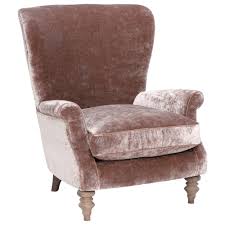 Wingback chairs were invented in the 17th century to be fireside chairs—i.e. Artisan Wingback Chair Pink Velvet Armchairs Barker Stonehouse