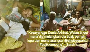 2,636 likes · 66 talking about this. Walaupun Dah Popular Dan Kaya Tetap Macam Dulu Merendah Diri Netizen Tidak Percaya Tapi Kagum Lihat Gelagat Shuib Santai Baring Di Rumah Kampung Komedi Media