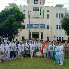Students during academic event at GMC Patiala