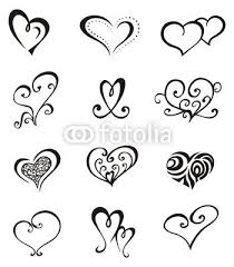 Hearts Tattoo Set Herz Tattoo Klein Girly Tattoos Kleine Tattoos