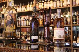 4 5 Litre Formats Of Douglas Laing S Remarkable Regional Malts From The Left The Epicurean Lowlands Timorous Beastie Highlands Scallywag Speyside Rock Oyster Islands Big Peat Islay Picture Of The Exciseman