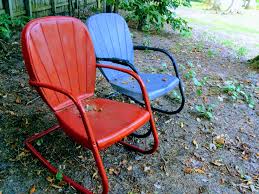 Mid Century Arvin Vintage Metal Lawn Chair Rockers See History At Www Midcenturymetalchairs Com Metal Lawn Chairs Lawn Chairs Chair