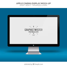 Download Apple Cinema Display Mockup Psd Free Psd Resources
