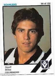 Here's wishing former Collingwood, West Coast, and Geelong  defender-cum-forward Geoff Miles the happiest 63rd birthday.