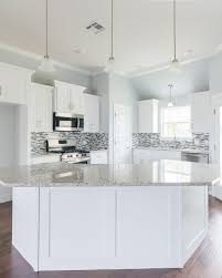blue kitchen walls