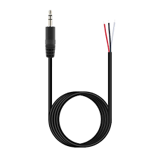 Audio jack wiring diagram audio jack voltage dukane desktop. Amazon Com Fancasee 6 Ft Replacement 3 5mm Male Plug To Bare Wire Open End Trs 3 Pole Stereo 1 8 3 5mm Plug Jack Connector Audio Cable For Headphone Headset Earphone Cable Repair Industrial