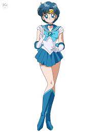 Sailor Mercury By Krizeii Sailor Moon Girls Sailor Moon Manga Sailor Mercury