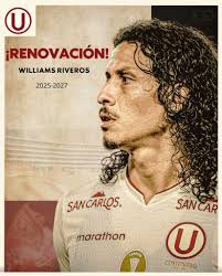 𝗝𝗘𝗥𝗔𝗥𝗤Ⓤ𝗜𝗔 𝗣𝗢𝗥 𝗠𝗨𝗖𝗛𝗢 𝗠𝗔𝗦 𝗧𝗜𝗘𝗠𝗣𝗢 🇵🇾📝 ✍️ ⚽  #RENOVACIÓN I Nuestro defensa central, Williams Riveros, firmó su  renovación de contrato con Universitario y llevará el 3️⃣ en la espalda por  dos temporada