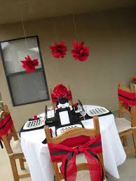 2.3 decorate with your college colors. La Belle Parties Love Letters 40th Anniversary Party Red Party Themes Hollywood Party Theme