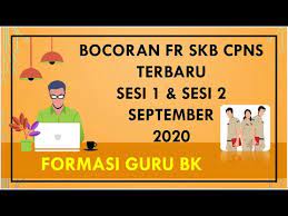 Kompetensi teknis kompetensi pedagogik, profesional, sosial dan kepribadian kompetensi manajerial. Bocoran Fr Soal Skb Cpns Guru Bk Bimbingan Konseling Terbaru September 2020 Pedagogik Youtube