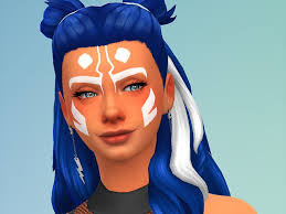 This Is A Cas Item For Ahsoka S Face Markings From Star Wars The Clone Wars It S Under Face Paint And Is Available Ahsoka Ahsoka Tano Costume Star Wars Shirts