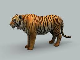 Tiger 3d Model Max C4d Obj 3ds Fbx Lwo Stl 3dexport Com By Soardd 3d Model Model Tiger