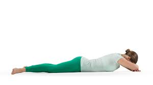 Pin On Get Rid Of Stress And Relax Your Body By Yoga Pose Makarasana The Crocodile Pose