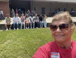 ICHS FCCLA attended Discover Training at Camp John Hope in Fort Valley. L-R  Landen Sumner, Piper Phillips, Savannah Ellis, Elliot Oliver, Nevaeh  Sirmans, Josslin Lopez, Rhiana Escobar and Adviser Denise Hamby