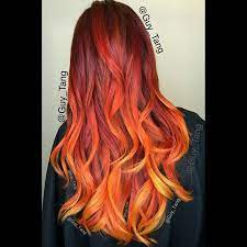 Hair flame is more than just a hair growth serum. Flames Red Wigs Hair Color This Girl Is On Fire By Guy Tang Phoenix Firebird Fire Ombre Guy Fire Hair Hair Styles Fire Ombre Hair