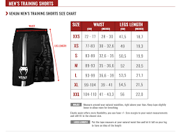 Venum Size Guide Venum Com Asia