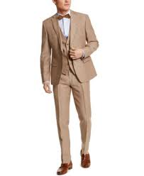 Published september 3, 2014 at 805 × 1001 in camel colored mens suit. Bar Iii Men S Slim Fit Tan Pinstripe Linen Suit Separate Jacket Created For Macy S Reviews Blazer Tan Groomsmen Suits Brown Suits For Men Tan Suit Wedding