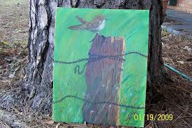 There are some very high quality wire fencing installation services are offered by elec. Oil Painting Of Old Barbed Wire Fence Post And Bird Flickr