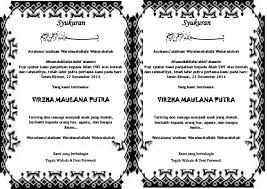 Untuk acara syukuran itu sendiri biasanya seseorang menggunakan surat undangan syukuran dengan demikian melalui surat undangan tersebut dapat 01 april 20xxwaktu : Syukuran Kelahiran Anak