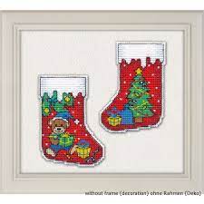 Hearts content inc, the our price: Buy Oven Counted Cross Stitch Kit Christmas Bauble Stocking 6 7x9 9 39