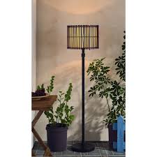 Design Craft Dakota 1 Light Bronze Slat Floor Lamp Walmart Com Walmart Com