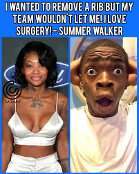 Summer Walker says in new interview she's in love with surgery 😳🤧 (CC) ⏬️