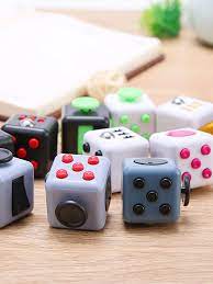 Sensory fidgets fat brain toys. 1pc Random Fidget Busy Cube Shein Eur