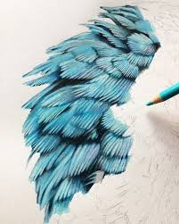 Birds That Start With Blue Finally Managed To Sit Down And Start A New Bird This Time It S A Blue And Yellow Macaw Now That Color Pencil Art Colored Pencil Artwork Color Pencil Drawing