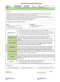 Rpp bahasa arab kelas viii mts terbaru. Contoh Format Rpp 1 Lembar Sma Tahun 2020 Masbabal Com