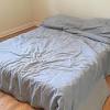 The headboard and footboard of the bed are detailed with. 1