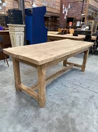 Table ferme ancienne rustique bois chene massif doccasion. Ancienne Table De Ferme En Chene Nord Factory