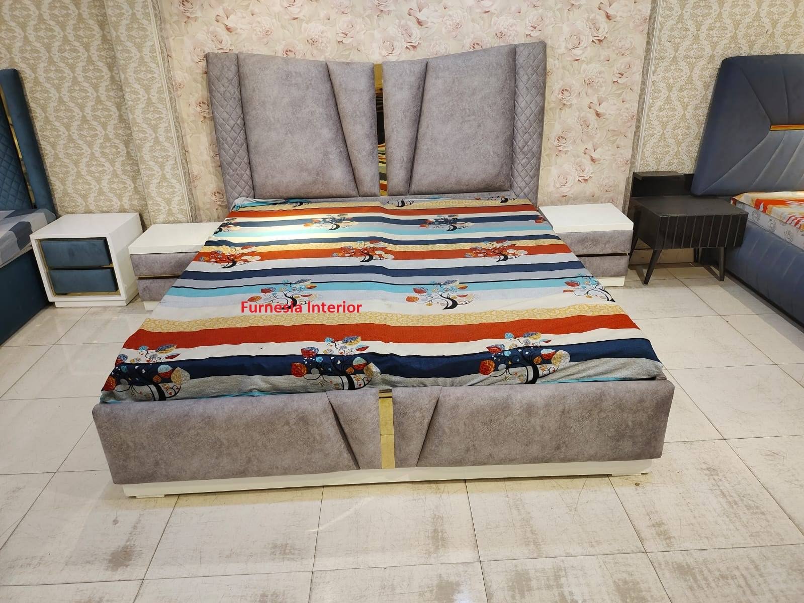 Wooden Modern Double Bed