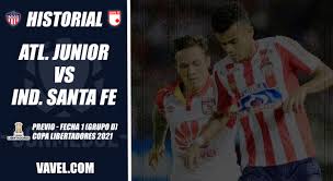 Sigue el independiente santa fe vs junior en vivo aquí. Historial Junior Vs Santa Fe Primer Duelo En Libertadores Vavel Colombia