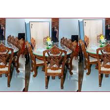 Clifton oval oak dining room table. Wooden And Glass Oval Table Designer Dining Table Set Size 6 8 Feet Length For Home Rs 24000 Set Id 21456107788