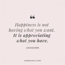 You can use them as a cure for your grief. Happiness Is Not Having What You Want It Is Appreciating What You Have Unknown Quote 178 Ave Mateiu Unknown Quotes Postive Quotes Gratitude Quotes