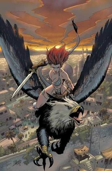 Red Sonja She Devil With A Sword #2 Cover S Pablo De Bonis Absolute Homage  Full Art 1:7 Ratio Variant