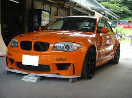 our 1series m coupe s front lip spoiler making now