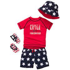 Mommy S Little Firecracker Swim Outfit Baby Boy Outfits Baby Girl Outfits Newborn Baby Boy Summer