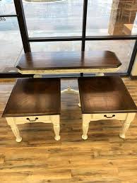 Similar, custom built tables start at $1,000 on etsy and i've not seen any with this. Matching End Tables And Sofa Table Rustic Vibes Furniture Decor Gifts Facebook