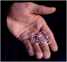 Slide one ring through the p loop of the other ring to reset the puzzle. How To Make And Solve A Puzzle Ring The Beading Gem S Journal