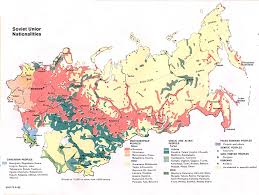 russia and the former soviet republics maps perry