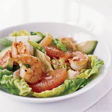 Any recipe for shrimp salad is likely to include a bit of crunch, a bit of acidity and a dressing that is typically creamy. First Courses Food Wine