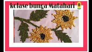 Contohnya saat mewarnai bunga mawar, maka bagian terluar objek warnailah dengan warna merah, kemudian bagian dalam gunakanlah warna merah lebih mudah. Cara Membuat Kolase Bunga Matahari Youtube