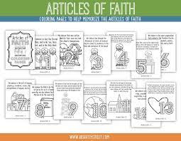 I found a great handout on the 13th article of faith, on a cute blog called the red headed hostess. Articles Of Faith Coloring Pages Etsy Articles Of Faith How To Memorize Things 13 Articles Of Faith