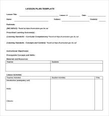 Blank Lesson Plan Template Check More At Https Nationalgriefawarenessday Com 4022 Teacher Lesson Plans Template Lesson Plan Templates Printable Lesson Plans