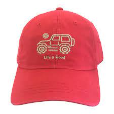 Life Is Good Jeep Wrangler Native Off Road Chill Hat Red 51522 Best Jeep Wrangler Life Is Good Jeep Classic Jeep