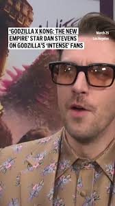 "Godzilla x Kong: The New Empire" star Dan Stevens says the rabid fans of  both franchises have added to the excitement of releasing the film.  #danstevens #godzillaxkongthenewempire #godzilla