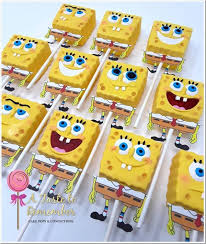 Birthday Cake Rice Krispie Treats Near Me You Know When You Melt Marshmallows And Mix In Rice Krispies The Results Are A Yummy Warm Gooey Spongebob Birthday Cake Rice Krispie Treats Spongebob Cake