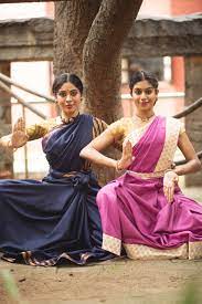 Dance practicse saress are simple cotton sarees these sarees are used for practising dance forms including bharatanatyam, kuchupudi and mohiniattam. Dance Practice Saree Purple Manjal Couture